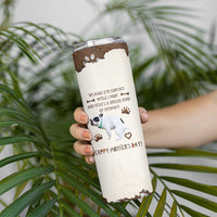 Dog Mom Gifts Skinny Tumbler Mothers Day Dog Lovers We Make Eye Contact While I Poop