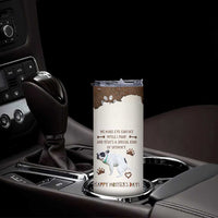 Dog Mom Gifts Skinny Tumbler Mothers Day Dog Lovers We Make Eye Contact While I Poop