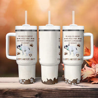 Dog Mom Gifts Tumbler With Handle Mothers Day Dog Lovers We Make Eye Contact While I Poop