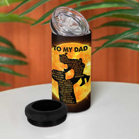 Dad Gifts From Daughter 4 in 1 Can Cooler Tumbler Fathers Day Girl Dad