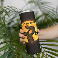 Dad Gifts From Daughter Skinny Tumbler Fathers Day Girl Dad