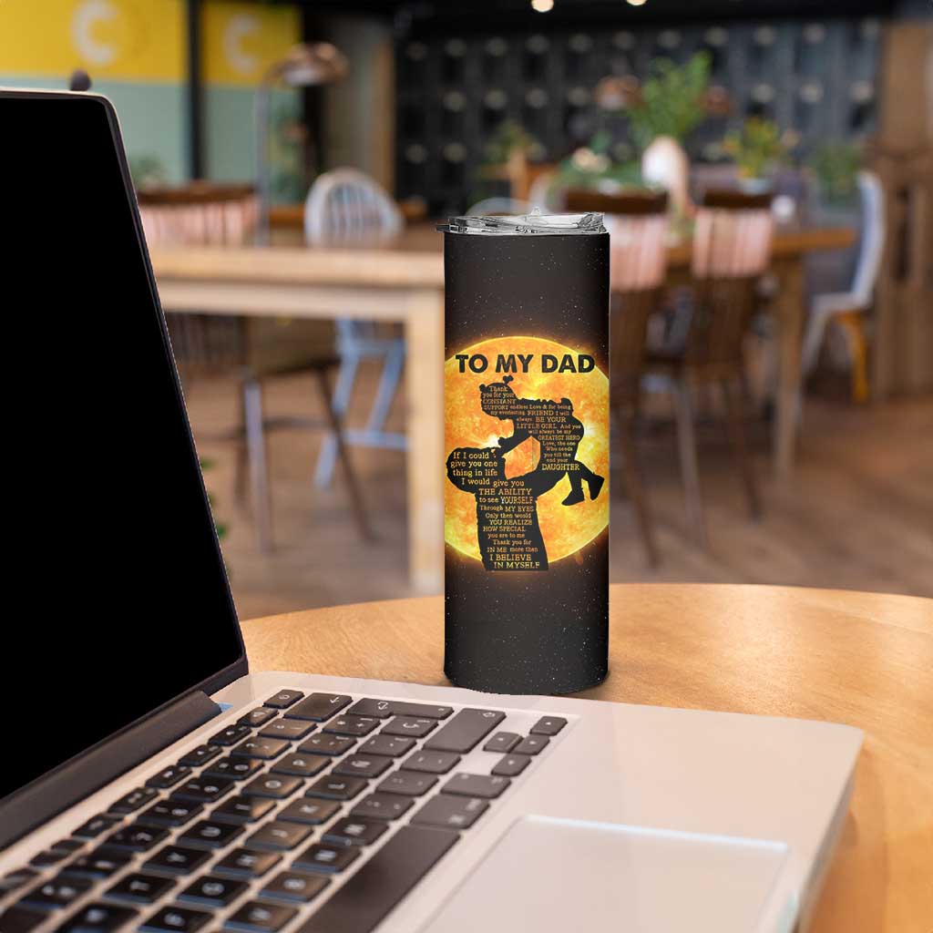 Dad Gifts From Daughter Skinny Tumbler Fathers Day Girl Dad