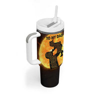 Dad Gifts From Daughter Tumbler With Handle Fathers Day Girl Dad