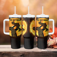 Dad Gifts From Daughter Tumbler With Handle Fathers Day Girl Dad