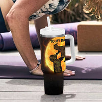 Dad Gifts From Daughter Tumbler With Handle Fathers Day Girl Dad