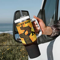 Dad Gifts From Daughter Tumbler With Handle Fathers Day Girl Dad