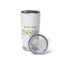 Grandmas Garden Tumbler Cup Flower Mothers Day Gift