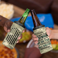 Anniversary Gift For Men 4 in 1 Can Cooler Tumbler I Promise To Always Be By Your Side Camo Valentines Day