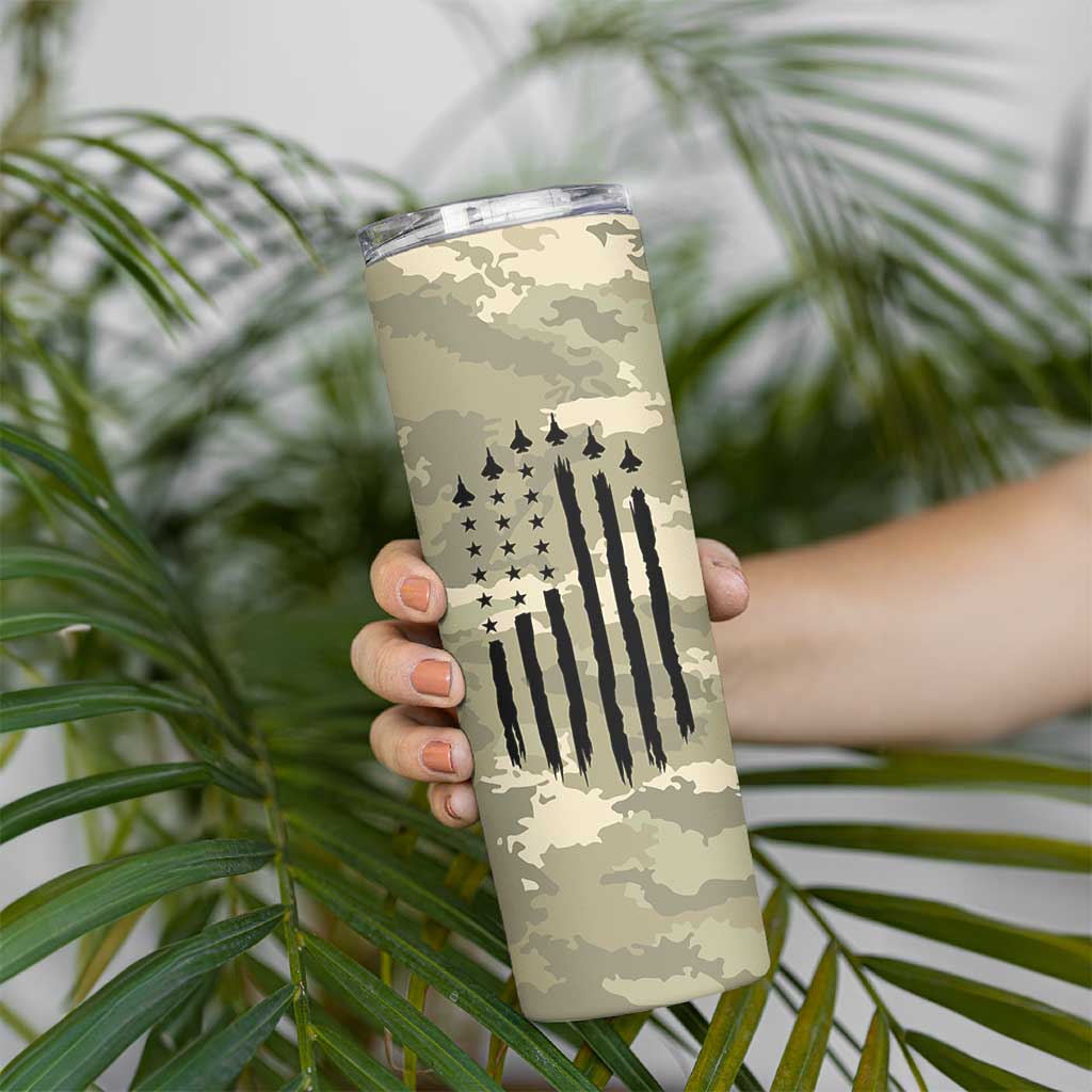 Anniversary Gift For Men Skinny Tumbler I Promise To Always Be By Your Side Camo Valentines Day