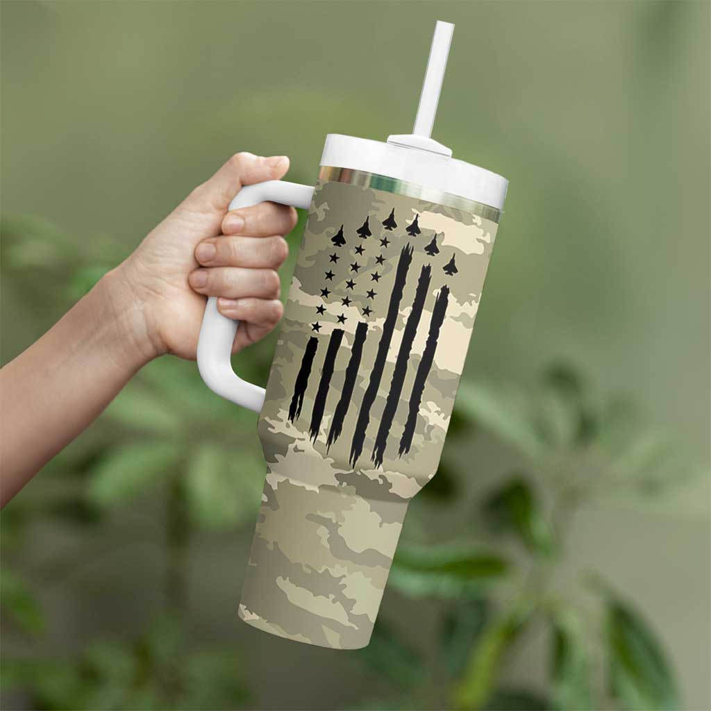Anniversary Gift For Men Tumbler With Handle I Promise To Always Be By Your Side Camo Valentines Day