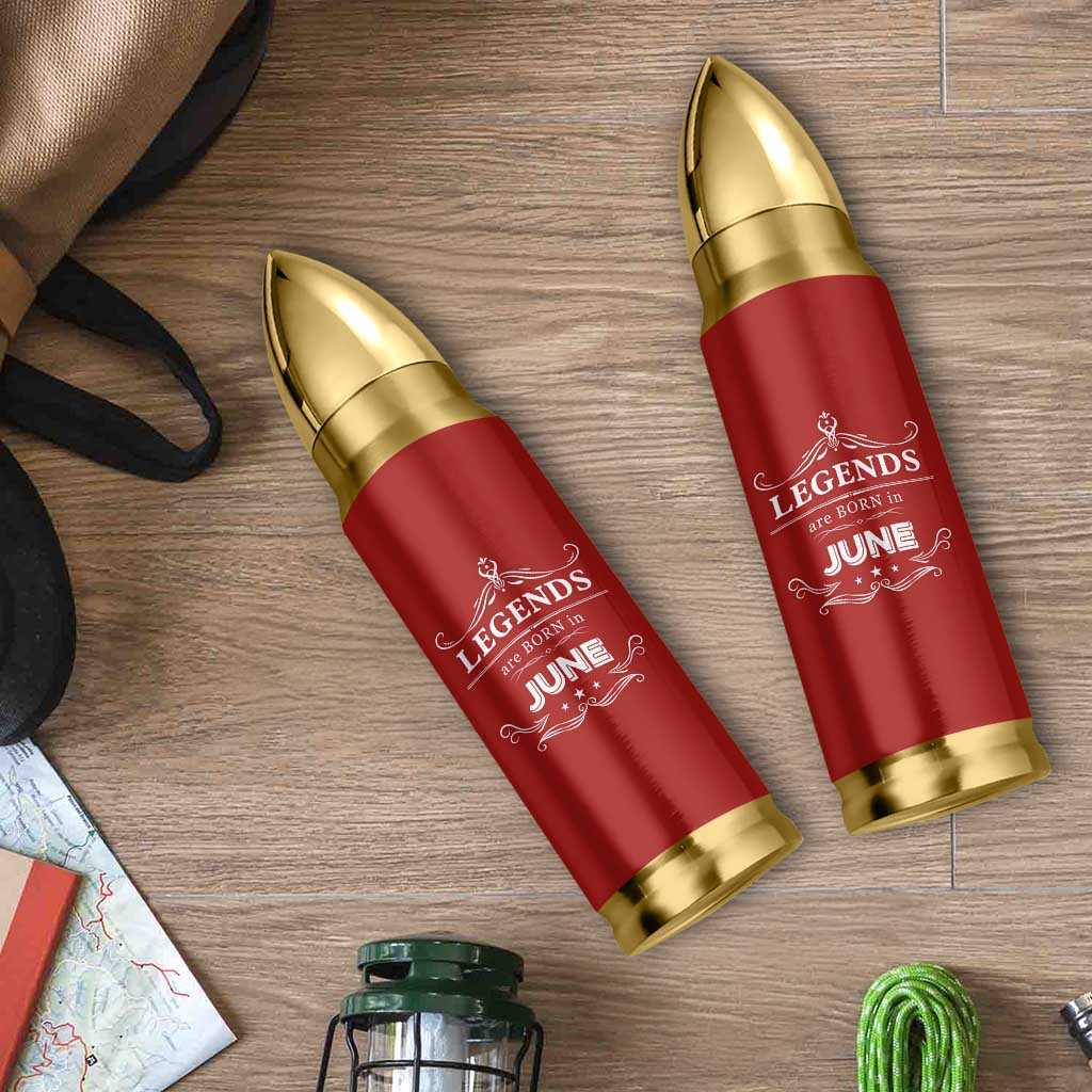 June Birthday Gifts Bullet Tumbler Legends Are Born In June
