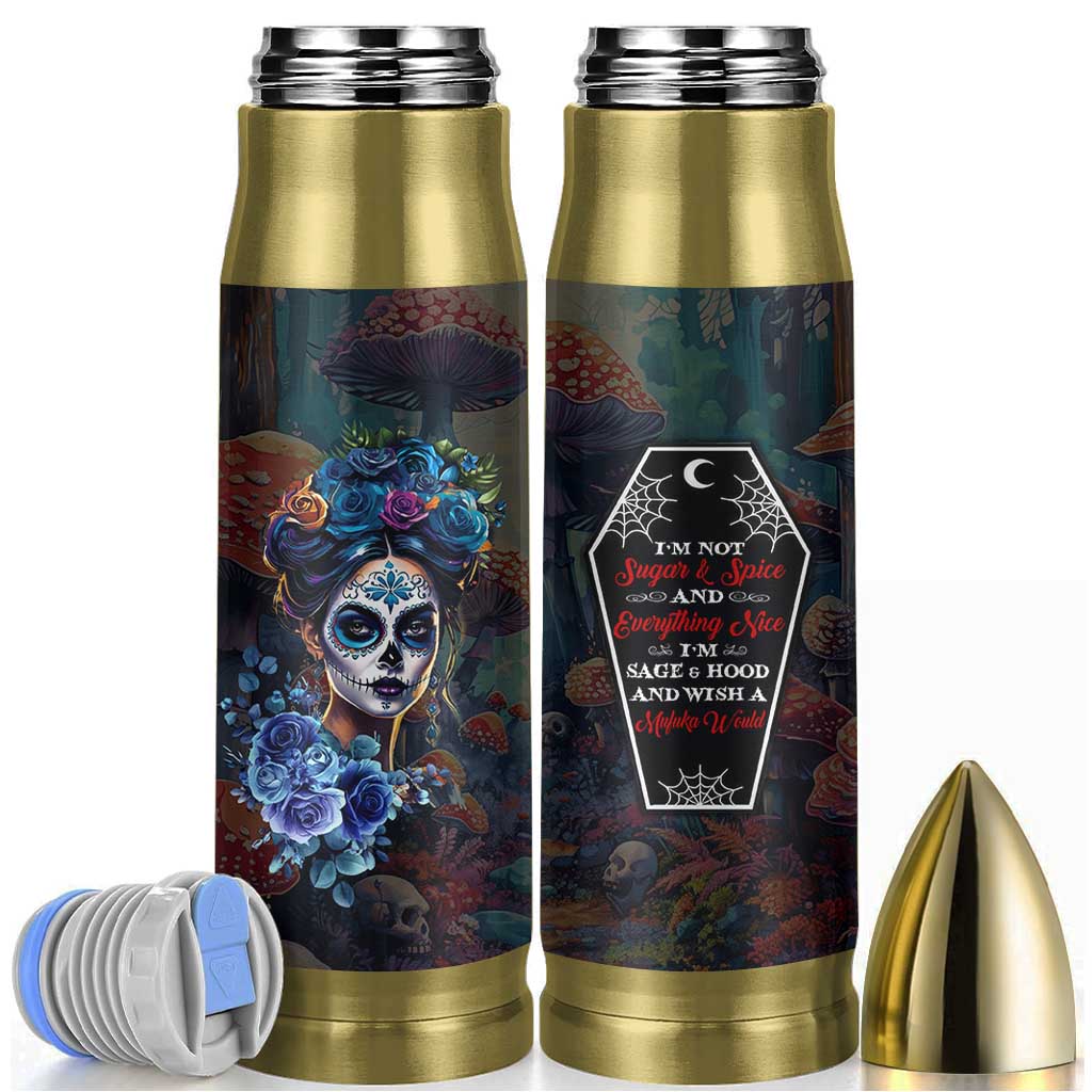 Sugar Skull Bullet Tumbler Sugar And Spice Gift For Women Girls