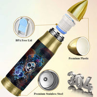 Sugar Skull Bullet Tumbler Sugar And Spice Gift For Women Girls