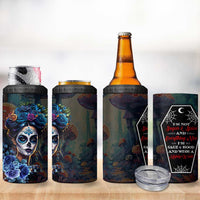 Sugar Skull 4 in 1 Can Cooler Tumbler Sugar And Spice Gift For Women Girls