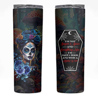 Sugar Skull Skinny Tumbler Sugar And Spice Gift For Women Girls