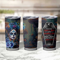 Sugar Skull Tumbler Cup Sugar And Spice Gift For Women Girls