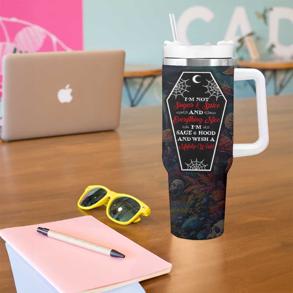 Sugar Skull Tumbler With Handle Sugar And Spice Gift For Women Girls