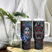 Sugar Skull Tumbler With Handle Sugar And Spice Gift For Women Girls