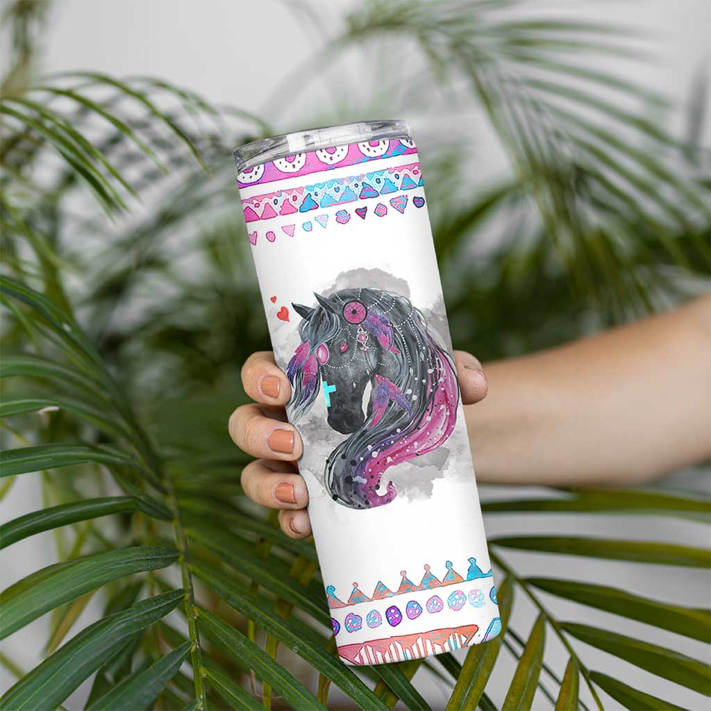 Christian Gifts For Horse Lover Skinny Tumbler Horse Gifts For Girls Teenage Daughter Sister Friends Bestie Niece