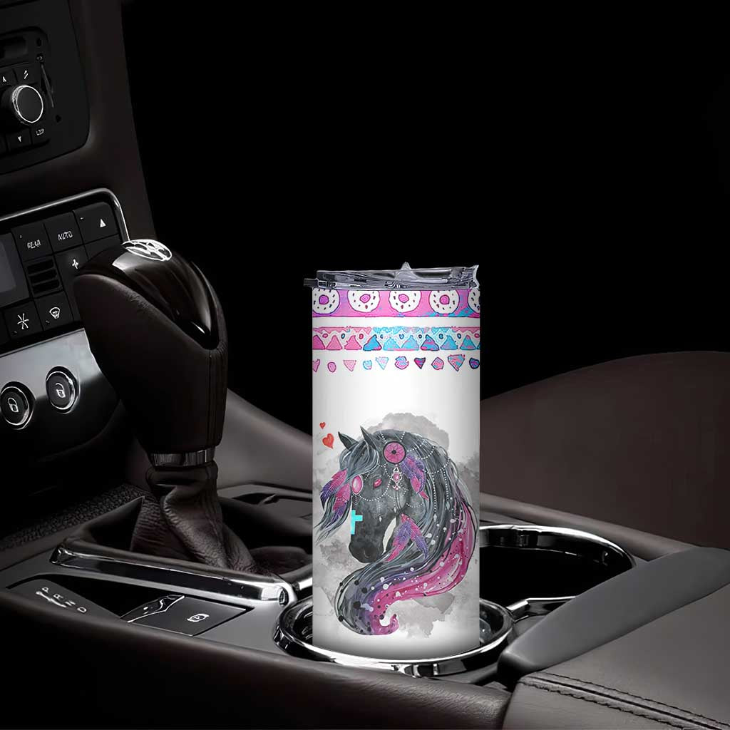 Christian Gifts For Horse Lover Skinny Tumbler Horse Gifts For Girls Teenage Daughter Sister Friends Bestie Niece