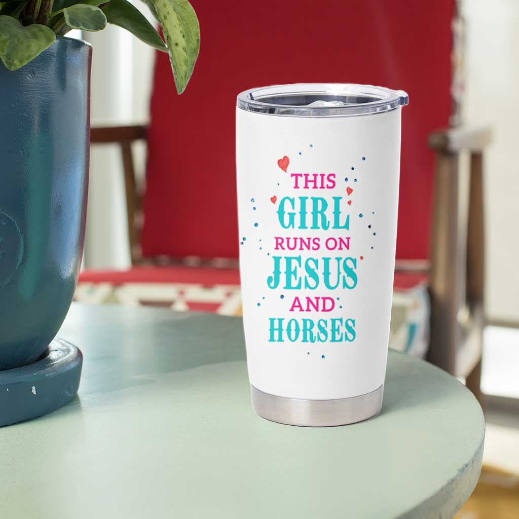 Christian Gifts For Horse Lover Tumbler Cup Horse Gifts For Girls Teenage Daughter Sister Friends Bestie Niece