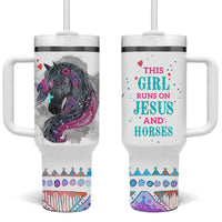 Christian Gifts For Horse Lover Tumbler With Handle Horse Gifts For Girls Teenage Daughter Sister Friends Bestie Niece