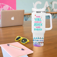 Christian Gifts For Horse Lover Tumbler With Handle Horse Gifts For Girls Teenage Daughter Sister Friends Bestie Niece