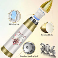 You And Me We Got This Bullet Tumbler Christmas Birthday Valentine Wedding Anniversary Gift For Wife Husband