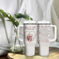You And Me We Got This Tumbler With Handle Christmas Birthday Valentine Wedding Anniversary Gift For Wife Husband