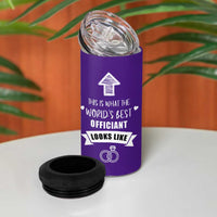 Groomsmen Proposal Gift 4 in 1 Can Cooler Tumbler This Is What An Awesome Officiant Looks Like Bride Groom Thank You