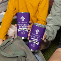 Groomsmen Proposal Gift Tumbler Cup This Is What An Awesome Officiant Looks Like Bride Groom Thank You