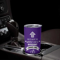 Groomsmen Proposal Gift Tumbler Cup This Is What An Awesome Officiant Looks Like Bride Groom Thank You