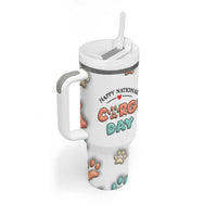 Corgi Lovers Tumbler With Handle 3D Inflated Effect Cute Dog Lovers Gift Happy National Corgi Day