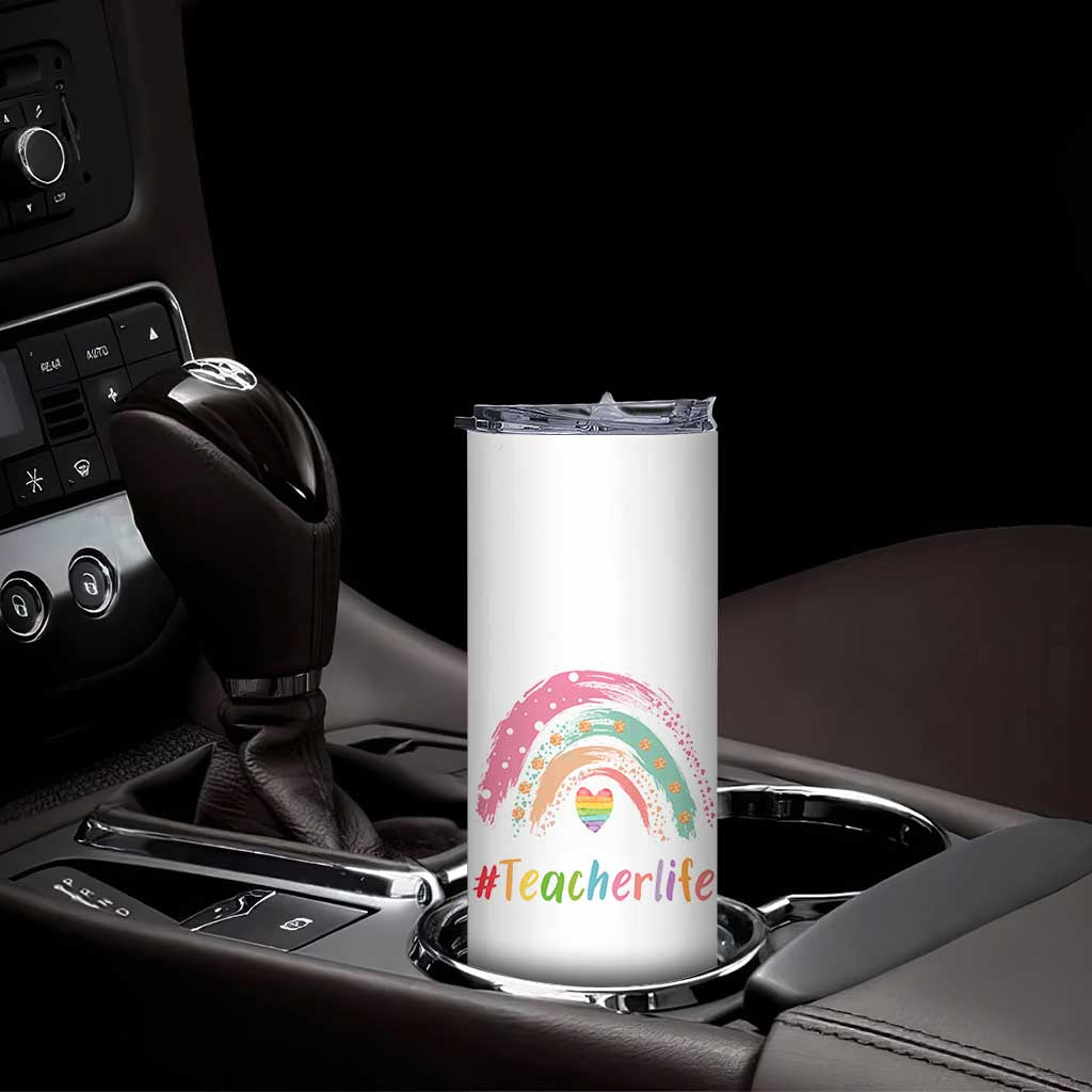 Teacher Life Skinny Tumbler It Takes A Big Heart To Shape Little Minds Teacher Gifts