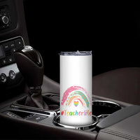 Teacher Life Skinny Tumbler It Takes A Big Heart To Shape Little Minds Teacher Gifts