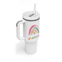 Teacher Life Tumbler With Handle It Takes A Big Heart To Shape Little Minds Teacher Gifts