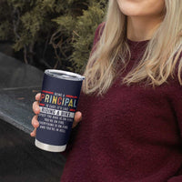Funny Principal Gifts Tumbler Cup School Principals Day Being A Principal Is Easy Like Riding A Bike