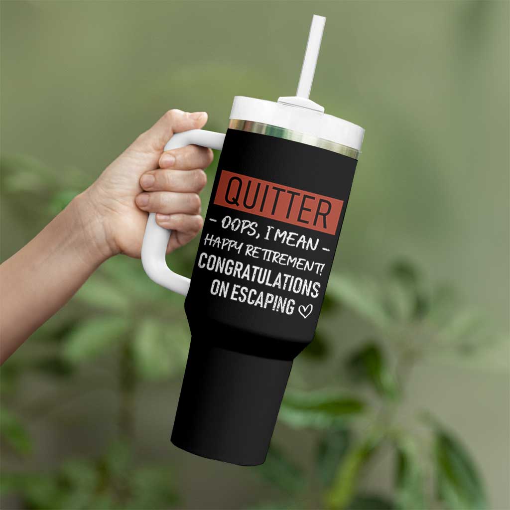 Funny Retirement Gifts Tumbler With Handle Coworker Leaving Goodbye Gift