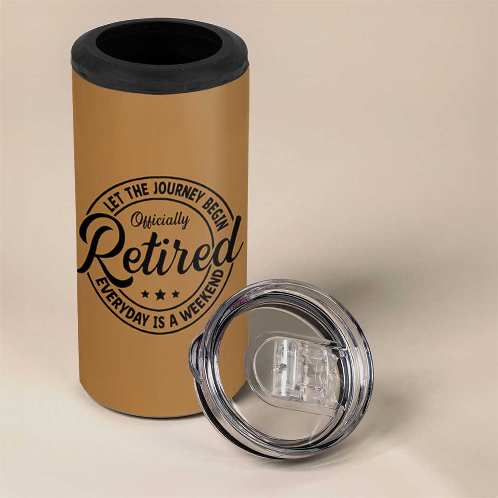 Retirement Gifts For Men 4 in 1 Can Cooler Tumbler Retirement Weekly Schedule Coworker Leaving Goodbye Gift