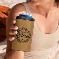 Retirement Gifts For Men 4 in 1 Can Cooler Tumbler Retirement Weekly Schedule Coworker Leaving Goodbye Gift