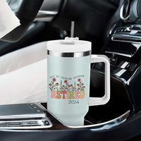Retirement Gifts Tumbler With Handle Retired Not My Problem Anymore Cup - Wonder Print Shop