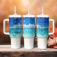 Retirement Not My Problem Anymore Tumbler With Handle I Don't Want To I Don't Have To You Can't Make Me I'm Retired - Wonder Print Shop