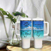 Retirement Not My Problem Anymore Tumbler With Handle I Don't Want To I Don't Have To You Can't Make Me I'm Retired - Wonder Print Shop
