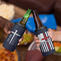 Personalized Christian Gifts For Men 4 in 1 Can Cooler Tumbler Custom Name Man Of God Bible Verse Religious Gift