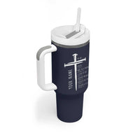 Personalized Christian Gifts For Men Tumbler With Handle Custom Name Man Of God Bible Verse Religious Gift