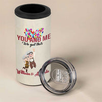 Personalized Anniversary Gift for Wife 4 in 1 Can Cooler Tumbler Custome Name To My Wife Love Quote From Husband
