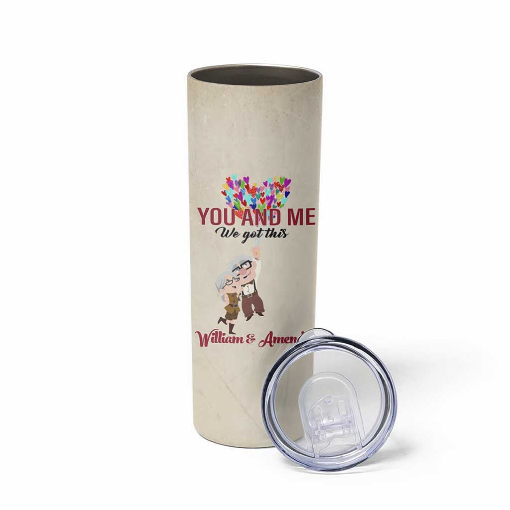 Personalized Anniversary Gift for Wife Skinny Tumbler Custome Name To My Wife Love Quote From Husband