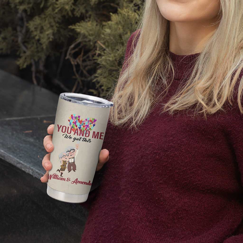 Personalized Anniversary Gift for Wife Tumbler Cup Custome Name To My Wife Love Quote From Husband