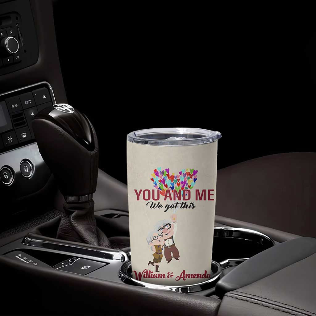 Personalized Anniversary Gift for Wife Tumbler Cup Custome Name To My Wife Love Quote From Husband