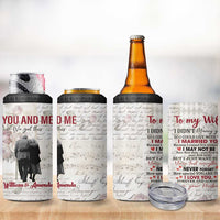 Personalized Anniversary Gift for Wife 4 in 1 Can Cooler Tumbler Custome Name Forever Married Love From Husband